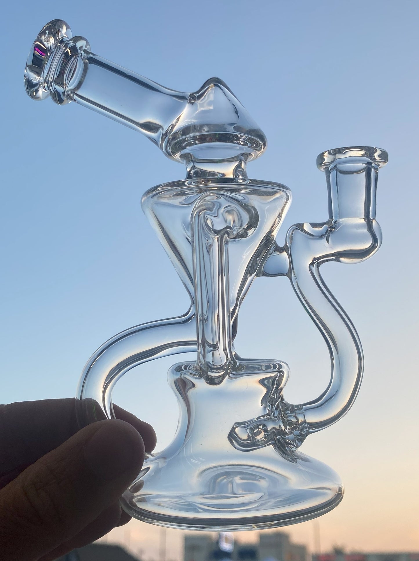 Lear Glass Dual Uptake Recycler